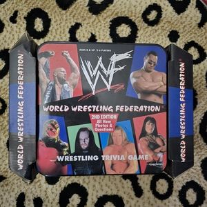 1999 Cardinal WWF 2ND EDITION TRIVIA GAME 100% COMPLETE BRAND NEW Factory Sealed